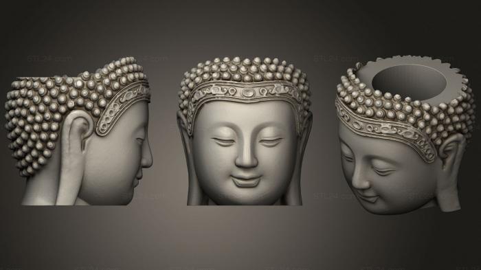 Vases (Buda Ver2, VZ_0341) 3D models for cnc